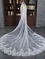 economico Veli sposa-1 strato Bordi in pizzo / Merlato Veli da sposa Velo lungo (con strascico) Con Di pizzo / Tulle / Classico