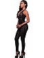 cheap Women&#039;s Jumpsuits &amp; Rompers-Women&#039;s Jumpsuit - Solid, Backless V Neck