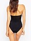 billige Bikinier og bademode-Kvinders Nylon / Spandex Halterneck Net En del