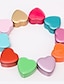 tanie Pudełka ze słodyczami ślubnymi-24 Sztuka/zestaw Favor Holder-Heart-shaped Metal Skrzynki Favor Spersonalizowane
