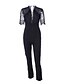 cheap Women&#039;s Jumpsuits &amp; Rompers-Women&#039;s Backless Patchwork/Lace Backless Hollow Out Black Jumpsuits,Sexy/Lace Stand ½ Length Sleeve