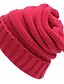 abordables Chapeaux Femme-Unisexe Rétro Travail Décontracté Bonnet / Crochet Couleur Pleine