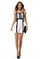 cheap Mini Dresses-Women&#039;s Bodycon Sleeveless Color Block Backless All Seasons Strapless Simple Streetwear Party Going out Work Cotton White / Mini