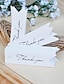 baratos Caixas de doces de casamento-Cartão de Papel Duro Tema rústico Estiquetas Retângular 100 pcs Rótulos e tags
