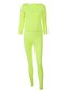 cheap Women&#039;s Jumpsuits &amp; Rompers-Women&#039;s Daily Black Green Light Blue Jumpsuit, Solid Colored M L XL Cotton Long Sleeve