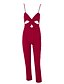 cheap Women&#039;s Jumpsuits &amp; Rompers-Women&#039;s Solid Blue / Red Jumpsuits , Sexy / Casual / Day Strap Sleeveless