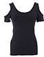 cheap Women&#039;s T-shirts-Women&#039;s Simple T-shirt - Solid Colored Backless / Summer