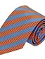 tanie Akcesoria dla mężczyzn-Krawat-Dla mężczyzn-Vintage / Imprezowa / Do biura / Na co dzień-Poliester-Prążki-Niebieski