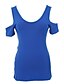 cheap Women&#039;s T-shirts-Women&#039;s Simple T-shirt - Solid Colored Backless / Summer