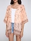 cheap Summer Outerwear-Women&#039;s Dress - Print, Flower Mini Off Shoulder