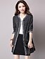 cheap Women&#039;s Sweaters-Women&#039;s Simple Long Sleeve Cotton Long Cardigan - Solid Colored / Fall / Winter