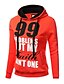 cheap Women&#039;s Outerwear-Women&#039;s Casual Active Hoodie - Color Block Letter