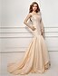cheap Special Occasion Dresses-Mermaid / Trumpet Beautiful Back Dress Formal Evening Court Train Sleeveless Sweetheart Taffeta with Beading Appliques 2024