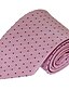 billige Tilbehør til mænd-Herrer Slips-Vintage / Fest / Kontor / Casual Polyester-Stribet Pink