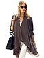 economico Cappotti e trench da donna-Women&#039;s Casual/Daily Vintage / Street chic Trench CoatSolid Cowl Long Sleeve Fall / Winter Black / Brown Polyester