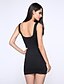 cheap Women&#039;s Dresses-Women&#039;s Plus Size Club Cotton Bodycon Dress - Color Block / Patchwork Mesh Mini