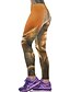 voordelige Leggings-Dames Dagelijks Standaard Legging - dier, Print Medium Taille Geel S M L / Skinny