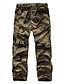 cheap Men&#039;s Pants-Men&#039;s Sports Casual / Daily Sweatpants Pants - Camo / Camouflage Cotton Yellow Light Green Army Green