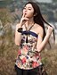cheap Women&#039;s Blouses &amp; Shirts-Women&#039;s Going out Vintage Cotton Tank Top - Floral Strapless