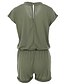 cheap Women&#039;s Jumpsuits &amp; Rompers-Women&#039;s Simple Batwing Sleeve Romper - Solid Colored V Neck / Summer