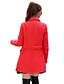 cheap Women&#039;s Coats &amp; Trench Coats-Coat Long Sleeve