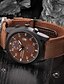 cheap Military Watches-Men&#039;s Sport Watch / Fashion Watch / Dress Watch Calendar / date / day / Cool Fabric Band Vintage / Casual Black / Brown / Green / Stainless Steel