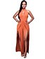 cheap Women&#039;s Jumpsuits &amp; Rompers-Women&#039;s Holiday / Club Jumpsuit - Solid Colored, Backless Wide Leg Crew Neck / Summer / Fall / Cut Out