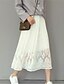 cheap Women&#039;s Skirts-Women&#039;s Going out Midi Skirts,Simple Cute A Line Lace Solid All Seasons