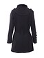cheap Women&#039;s Outerwear-Women&#039;s Going out Basic Plus Size Coat - Solid Colored Stand