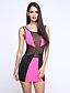 cheap Women&#039;s Dresses-Women&#039;s Plus Size Club Cotton Bodycon Dress - Color Block / Patchwork Mesh Mini