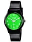 baratos Relógios da Moda-Relógio de Pulso Quartzo Preta Legal Colorido Analógico Doce Casual Fashion - Laranja Verde