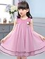 cheap Dresses-Girls&#039; Floral Casual / Daily Solid Colored Sleeveless Dress Purple