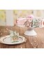 cheap Favor Holders-Cylinder Card Paper Favor Holder with Bowknot / Lace / Ribbons Favor Boxes - 10