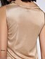cheap Women&#039;s Tops-Polyester Tank Top - Solid, Layered