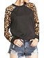 cheap Women&#039;s Outerwear-Women&#039;s Active Sweatshirt - Leopard