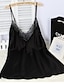 cheap Sexy Lingerie-Women&#039;s Sexy Ultra Sexy Nightwear Solid Colored White / Black / Fuchsia M L XL