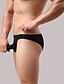 cheap Men&#039;s Briefs Underwear-Men&#039;s Plaid White Black Red S M L