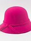 olcso Női kalapok-Női Tömör Ősz Tél Műszőrme Vintage Alkalmi Halász sapka Fedora kalap Baseball sapka