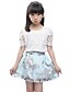 cheap Dresses-Girls&#039; Casual / Daily Print Short Sleeves Clothing Set / Cotton