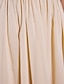 preiswerte Brautjungfernkleider-A-Linie Brautjungfernkleid Ein-Schulter Ärmellos Elegant Asymmetrisch Chiffon mit Seitlich drapiert 2022