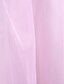 olcso Alkalmi ruhák-A-vonalú / Karcsúsított Pánt nélküli Térdig érő Organza Ruha val vel Gyöngydíszítés által TS Couture®