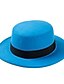 voordelige Dameshoeden-Dames Vintage Wol, Effen Fedora hoed -