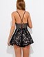 cheap Women&#039;s Jumpsuits &amp; Rompers-Women&#039;s Solid Slim Backless Lace JumpsuitsSexy / Casual Strap Sleeveless