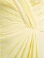 abordables Robes d&#039;Occasions Spéciales-Trompette / Sirène Coeur Traîne Tribunal Mousseline de soie Robe avec Croisé par TS Couture®