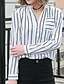 cheap Women&#039;s Blouses &amp; Shirts-Women&#039;s Casual Casual All Seasons Blouse Striped V Neck Long Sleeve