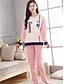 billige Pyjamas og loungewear-Kvinders Pyjamas Tyk Bomuld Dame Lys pink