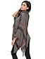 cheap Women&#039;s Sweaters-Women&#039;s Long Sleeves Batwing Sleeve Long Pullover - Print, Tassel Turtleneck