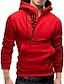 cheap Basic Hoodie Sweatshirts-Men&#039;s Plus Size Hoodie Graphic Text Letter Daily Sports Weekend Active Casual Hoodies Sweatshirts  Long Sleeve Black Red Blue / Spring / Fall / Winter