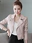 cheap Women&#039;s Jackets-Women&#039;s Jacket Daily Coat Punk &amp; Gothic Jacket Solid Colored Pink Black