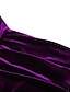 Χαμηλού Κόστους Καλλιτεχνικό πατινάζ-Φόρεμα για φιγούρες πατινάζ Γυναικεία Κοριτσίστικα Patinaj Φορέματα Σύνολα Βυσσινί Βελούδο Ελαστικό Ανταγωνισμός Ενδυμασία πατινάζ Χειροποίητο Άνθινο / Βοτανικό Μοντέρνα Αμάνικο